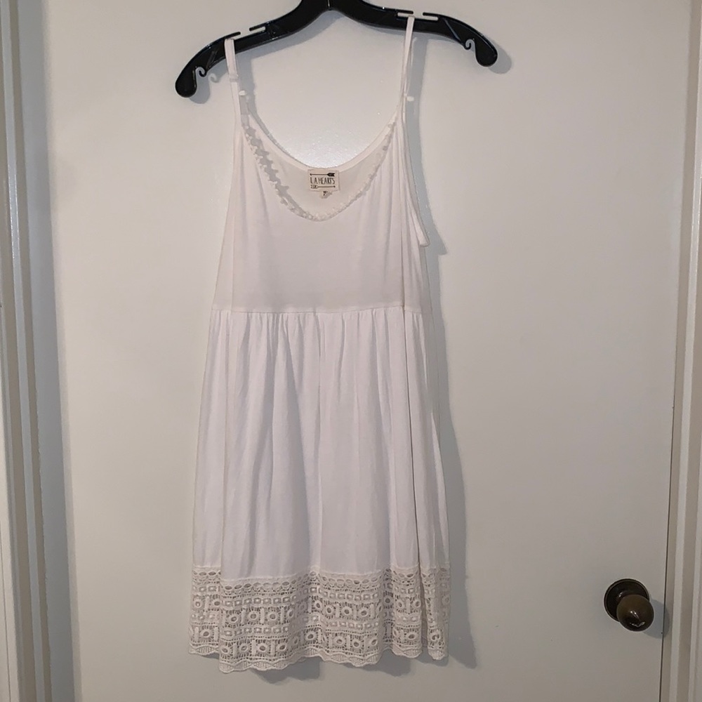 LA Hearts Size Medium White Summer Dress